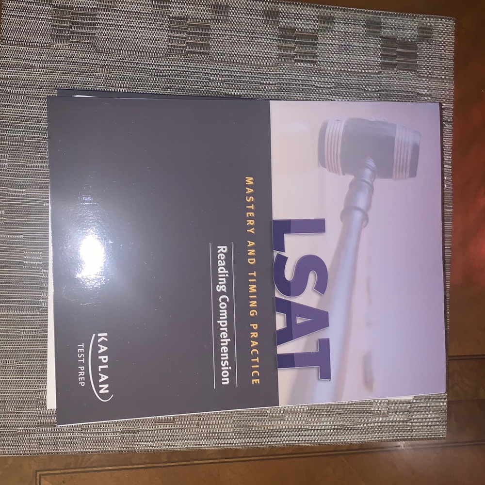 LSAT Kaplan test prep set